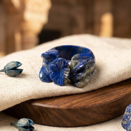 Lapis Lazuli Handmade Ring .