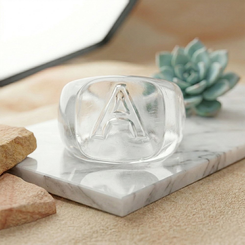 Crystal Quartz Statement Ring